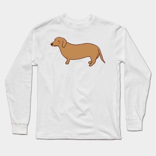 hotdog dog drawing Long Sleeve T-Shirt